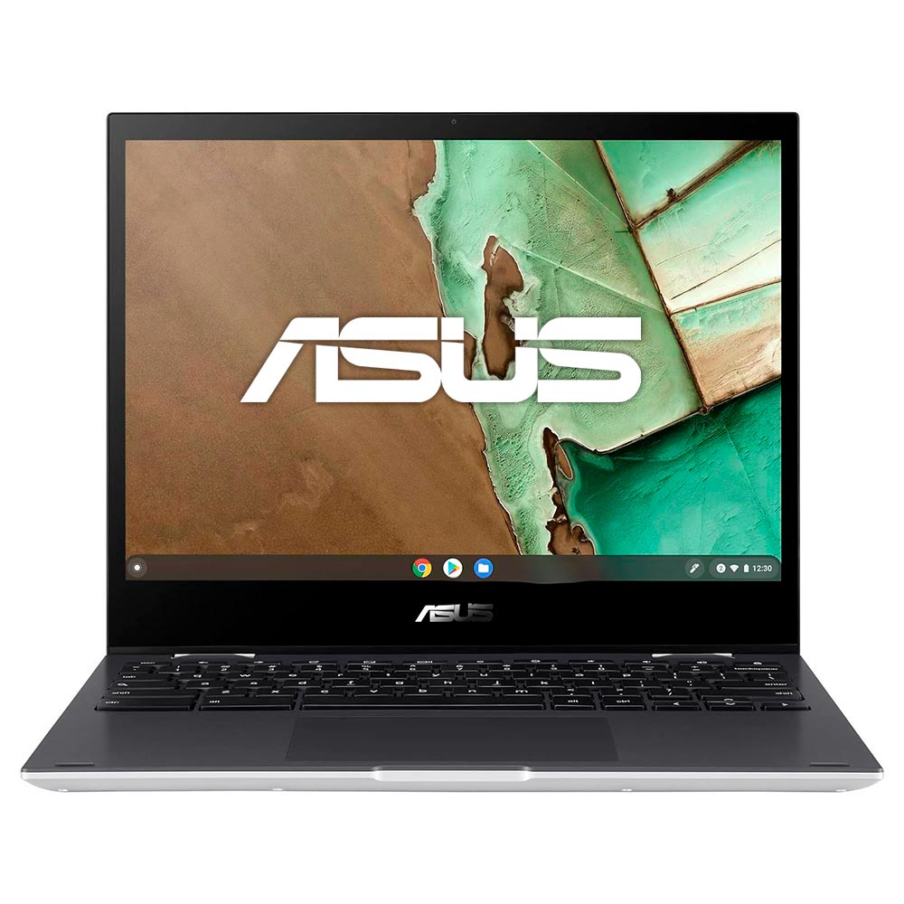 Notebook ASUS Chromebook Flip CM3 CM3200FM1-WS44T MediaTek Kompanio 820 Tela Touch HD 12" / 4GB de RAM / 64GB eMMC - Prata (Inglês)