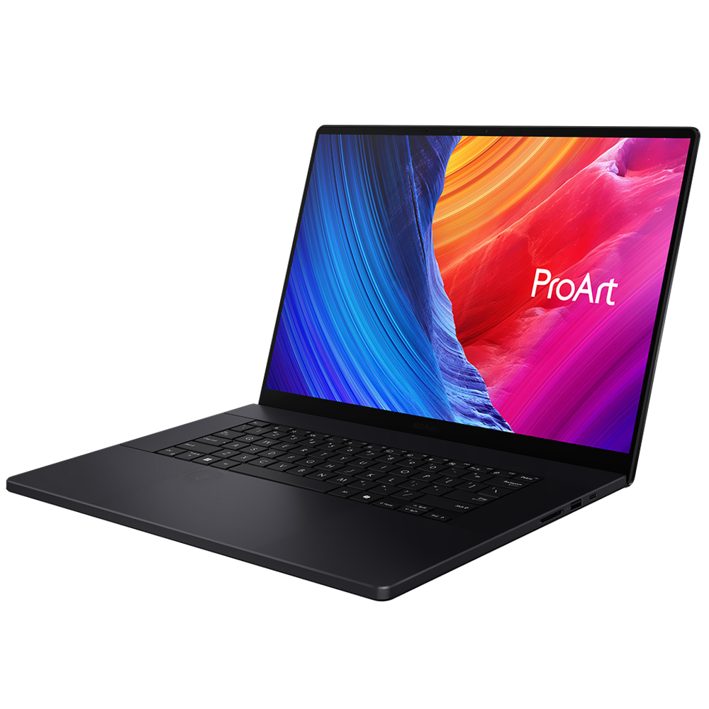 Notebook ASUS ProArt P16 H7606WI-P16.R3704070 AMD Ryzen AI 9 HX 370 Tela OLED WQUXGA 16" / 32GB de RAM / 2TB SSD / GeForce RTX4070 8GB - Preto (Inglês)
