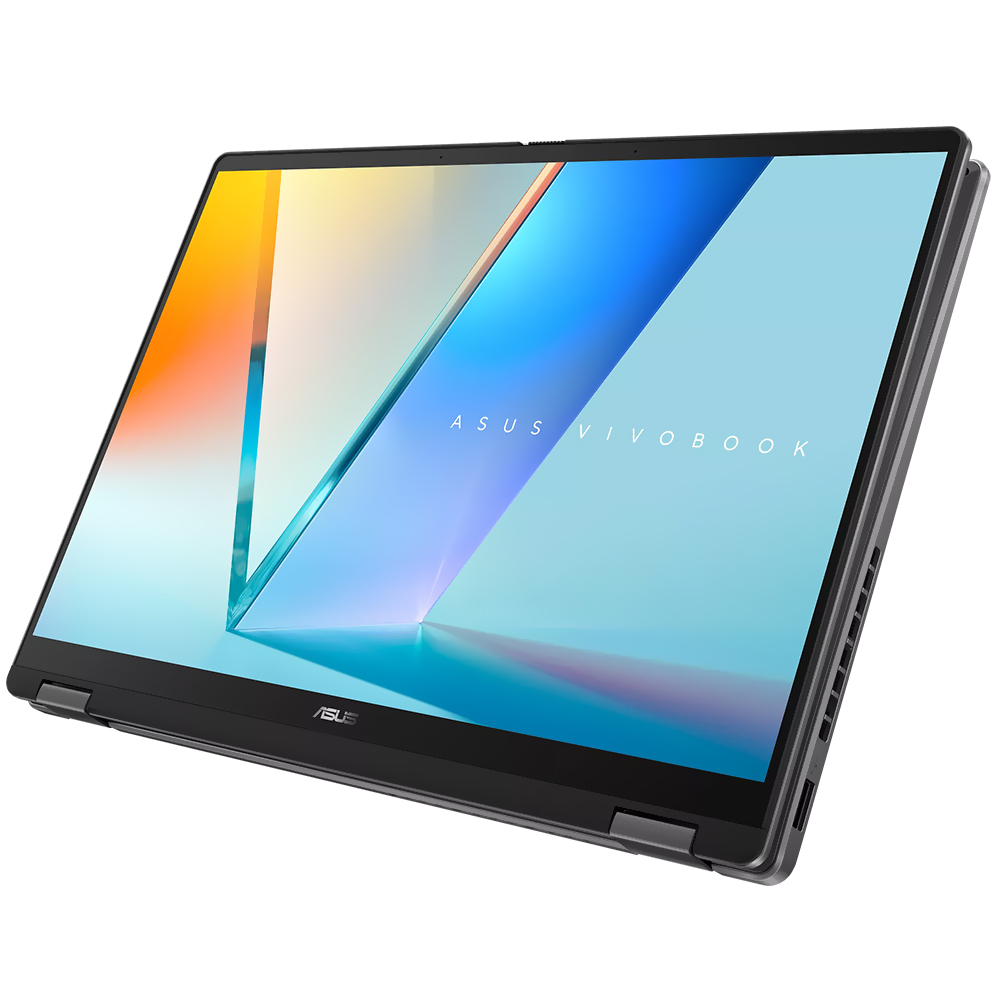 Notebook ASUS VivoBook 14 Flip TP3407SA-DS74T Intel Core Ultra 7 256V Tela Touch OLED WUXGA 14.0" / 16GB de RAM / 1TB SSD / Win11Home - Matte Cinza (Inglês)