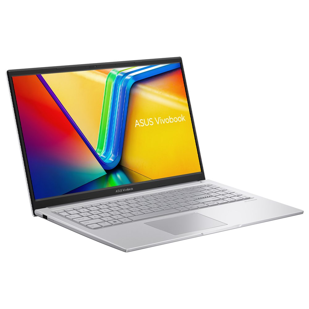 Notebook ASUS Vivobook 15 F1504VA-SB76T Intel Core i7 1355U Tela FHD 15.6" / 16GB de RAM / 512GB SSD - Cool Silver (Inglês)