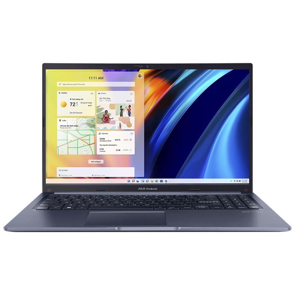 Notebook ASUS Vivobook F1502ZA-SB71 Intel Core i7 1255U Tela Full HD 15.6" / 8GB de RAM / 512GB SSD - Quiet Azul (Inglês)