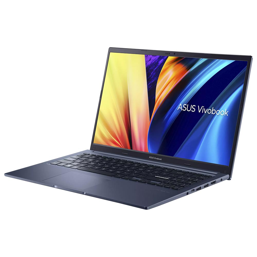 Notebook ASUS VivoBook F1502ZA-WH74 Intel Core i7 1255U Tela Full HD 15.6" / 16GB de RAM / 512GB SSD - Quiet Azul (Inglês)