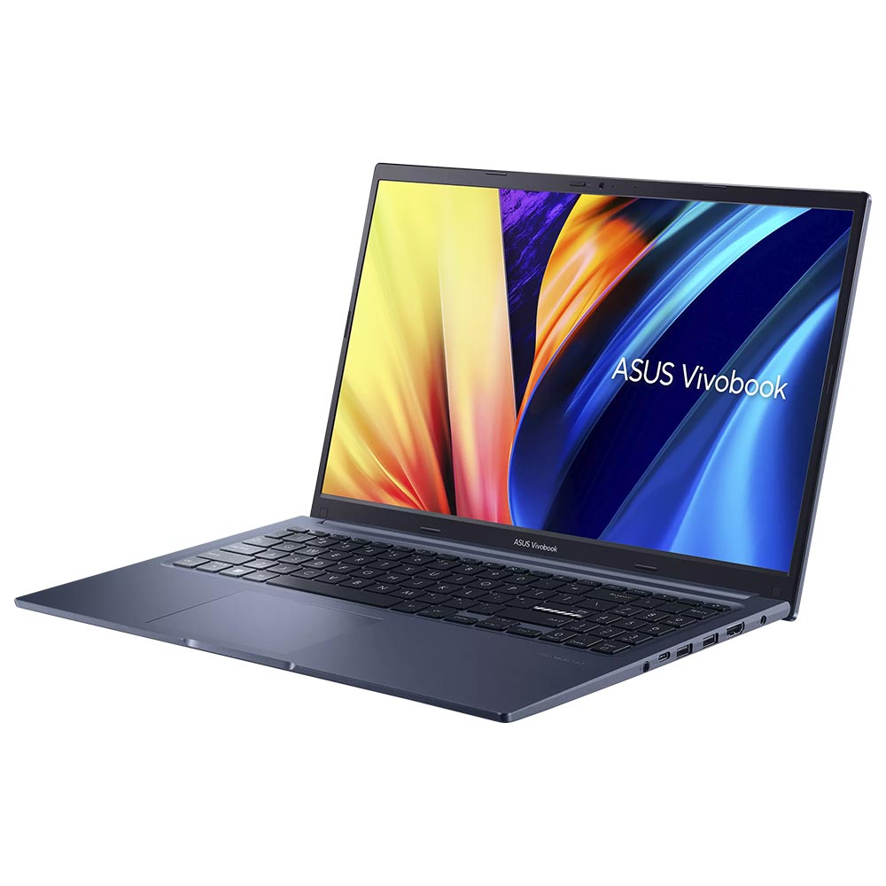 Notebook ASUS Vivobook F1502ZA-WS51 Intel Core i5 1235U Tela Full HD 15.6" / 8GB de RAM / 512GB SSD - Quiet Azul (Inglês)