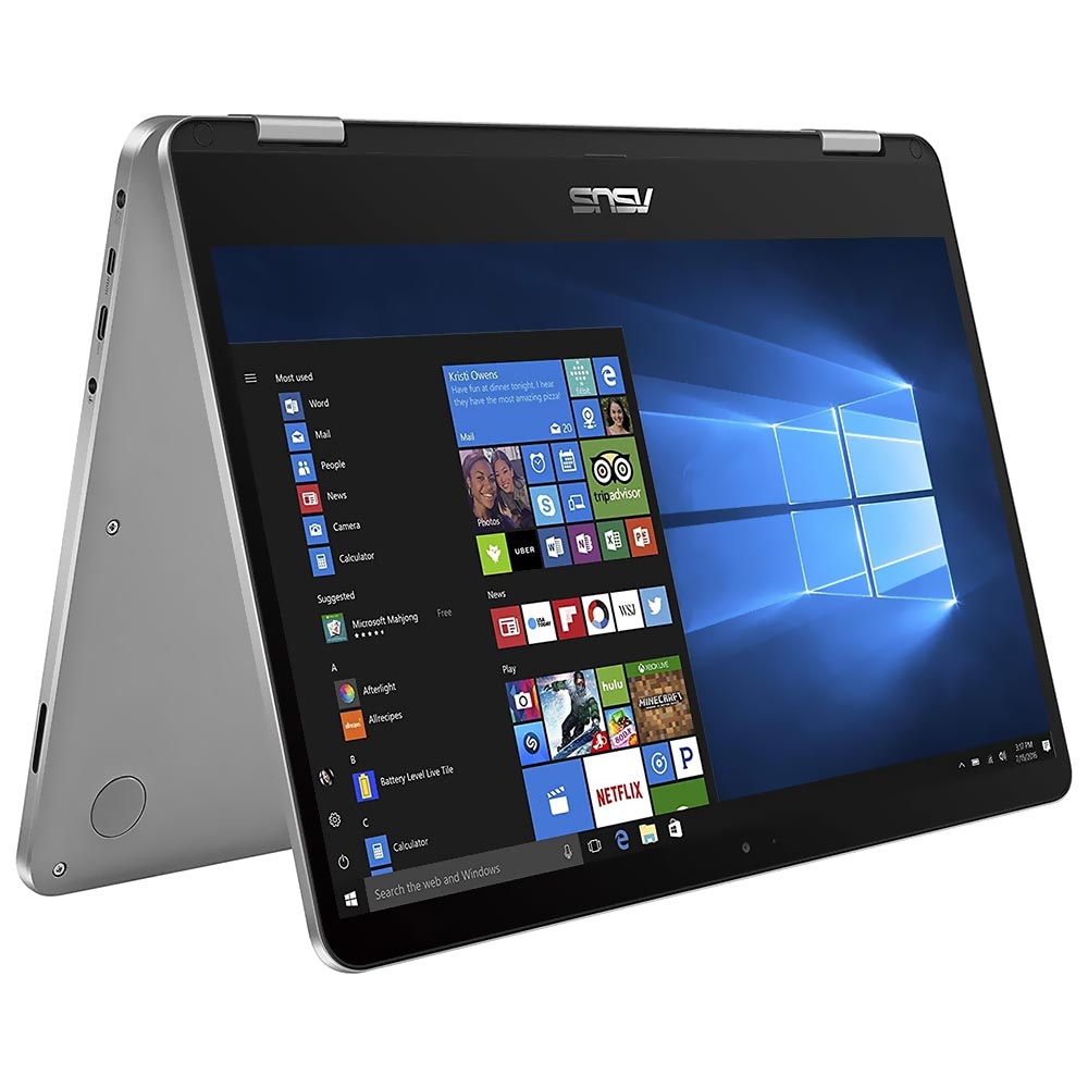 Notebook ASUS Vivobook Flip 14 J401MA-ES21T Intel Pentium N5030 Tela Touch HD 14" / 4GB de RAM / 128GB eMMC - Light Cinza