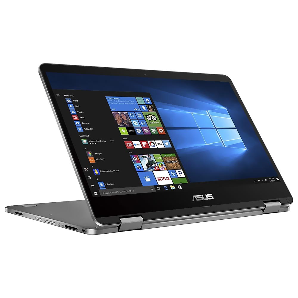 Notebook ASUS Vivobook Flip 14 J401MA-ES21T Intel Pentium N5030 Tela Touch HD 14" / 4GB de RAM / 128GB eMMC - Light Cinza