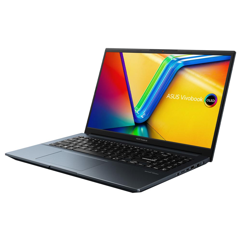 Notebook ASUS VivoBook Pro 15 M6500XU-LP041W AMD Ryzen 7 7840HS Tela Full HD 15.6" / 16GB de RAM / 512GB SSD / GeForce RTX4050 6GB - Quiet Azul (Inglês)