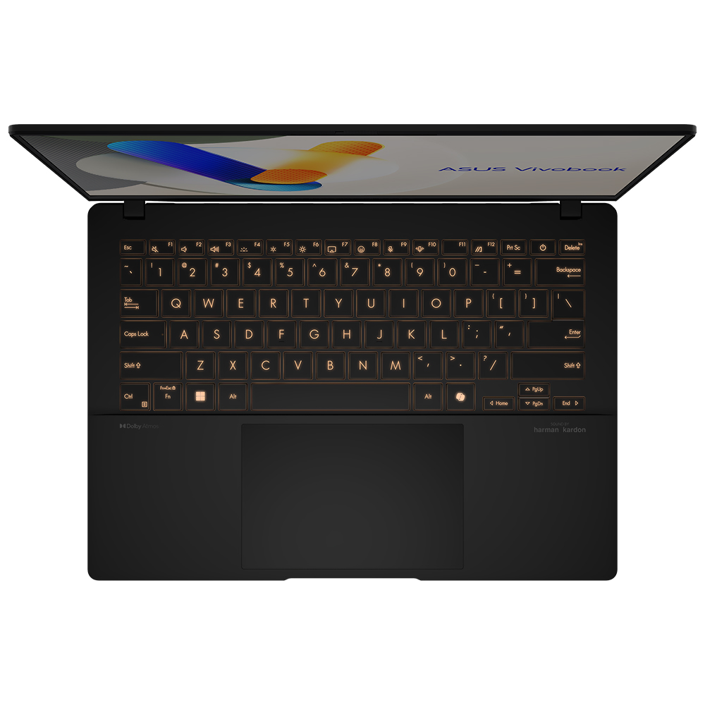 Notebook ASUS Vivobook S 14 M5406WA-BS99 AMD Ryzen AI 9 HX 370 Tela OLED 14.0" / 32GB de RAM / 1TB SSD - Neutral Preto (Inglês)