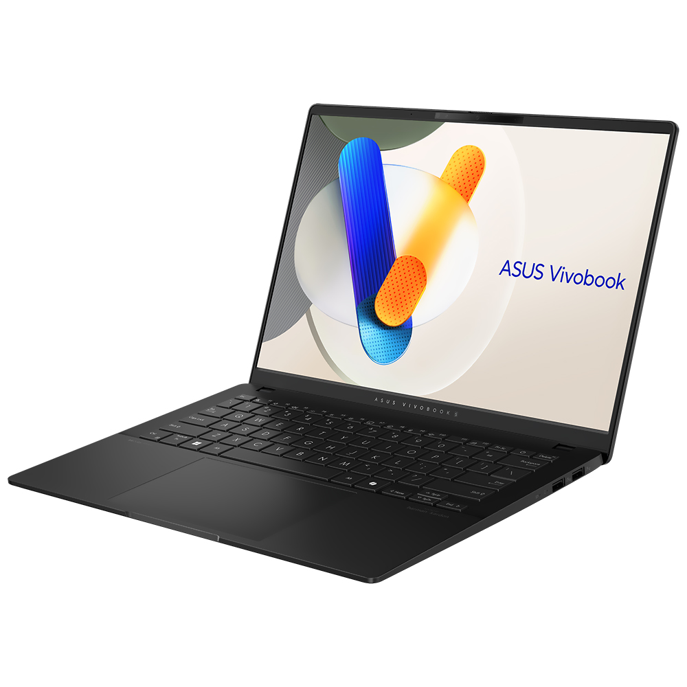 Notebook ASUS Vivobook S 14 M5406WA-BS99 AMD Ryzen AI 9 HX 370 Tela OLED 14.0" / 32GB de RAM / 1TB SSD - Neutral Preto (Inglês)