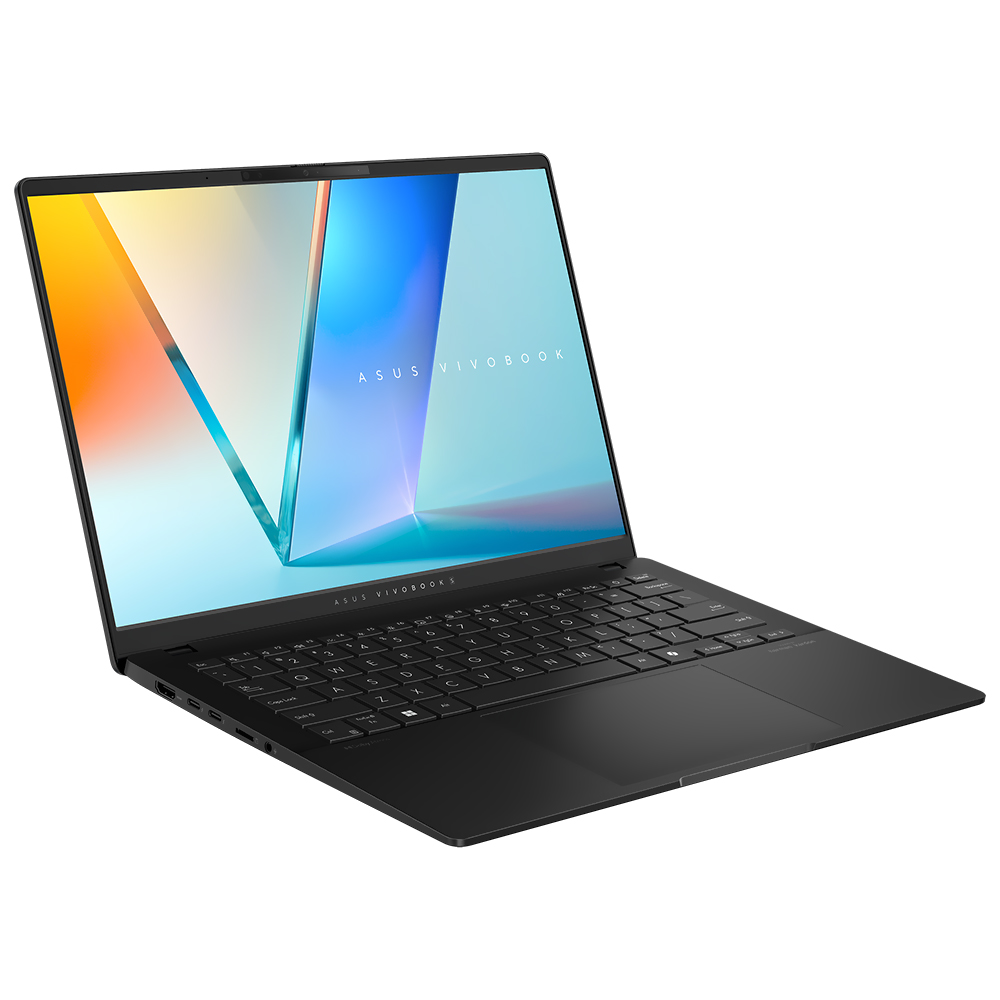 Notebook ASUS Vivobook S 14 S5406SA-WH79 Intel Core Ultra 7 258V Tela OLED WUXGA 14.0" / 32GB de RAM / 1TB SSD - Neutral Preto (Inglês)