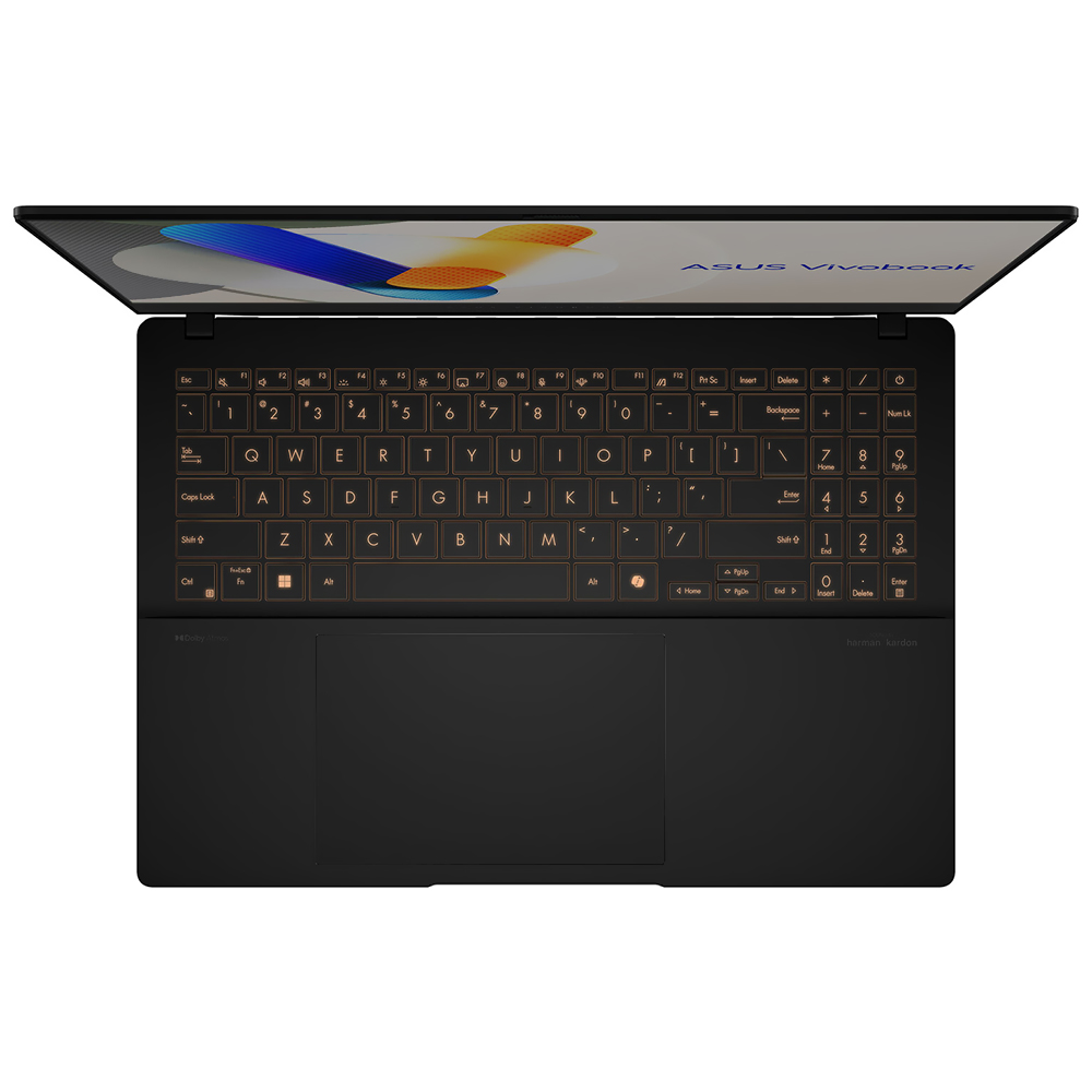 Notebook ASUS Vivobook S 15 OLED AMD Ryzen AI 9 HX 370 Tela OLED 15.6" / 32GB de RAM / 1TB SSD - Neutral Preto (Inglês)