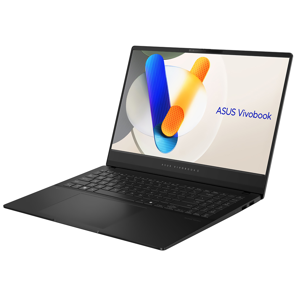 Notebook ASUS Vivobook S 15 OLED AMD Ryzen AI 9 HX 370 Tela OLED 15.6" / 32GB de RAM / 1TB SSD - Neutral Preto (Inglês)