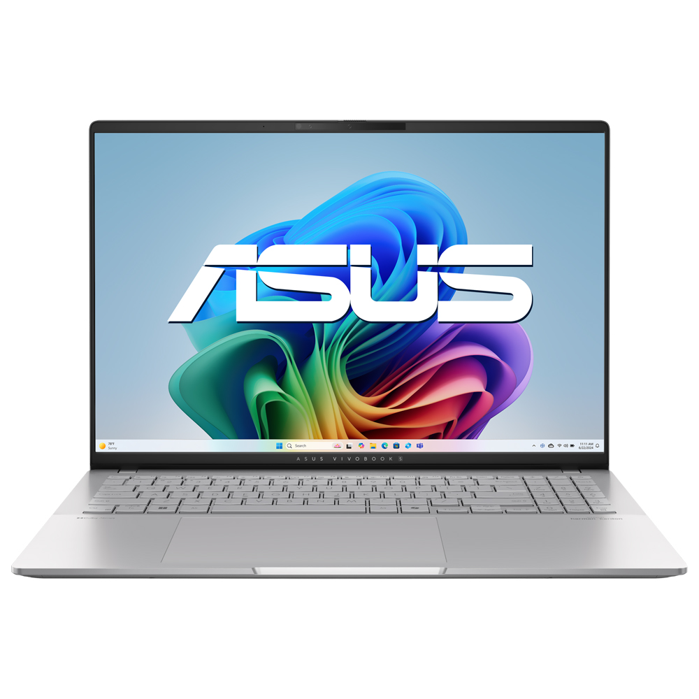 Notebook ASUS Vivobook S 16 OLED M5606WA-IS99 AMD Ryzen AI 9 365 Tela OLED QHD+ / 32GB de RAM / 1TB SSD - Cool Prata (Inglês)