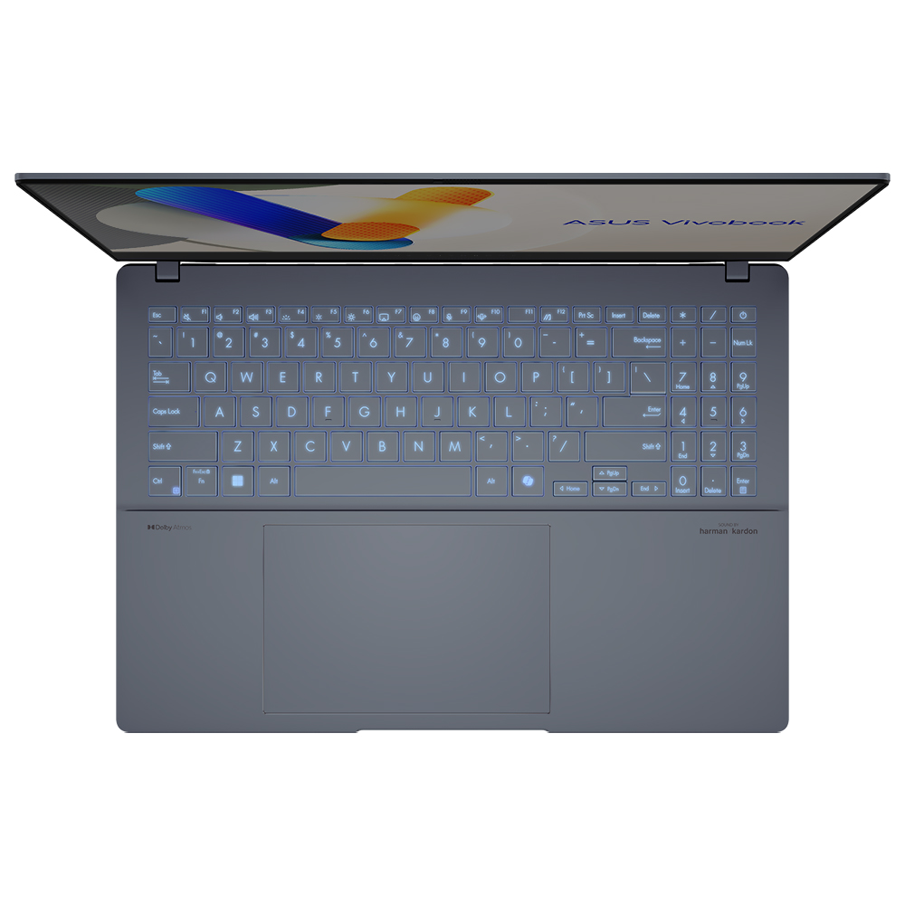 Notebook ASUS Vivobook S15 OLED S5506MA-WS76 Intel Core Ultra 7 155H Tela OLED 3K 15.6" / 16GB de RAM / 1TB SSD - Mist Azul (Inglês)