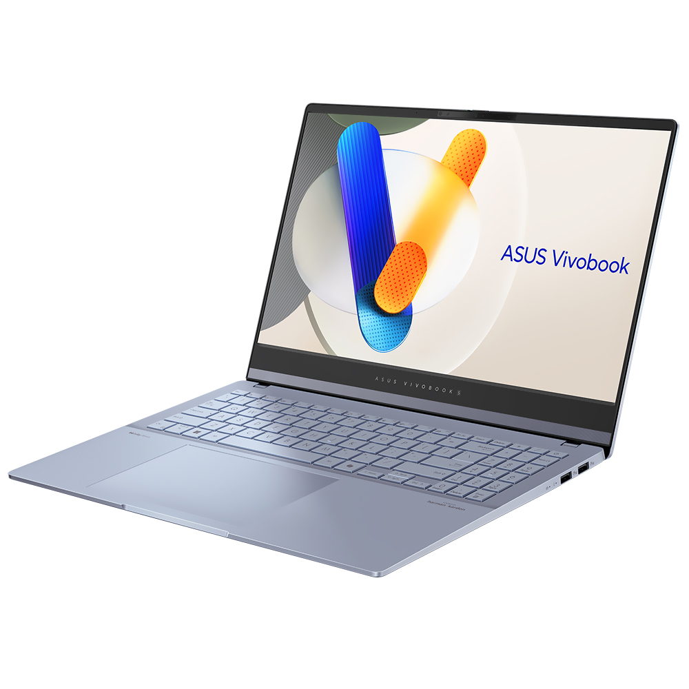 Notebook ASUS Vivobook S15 OLED S5506MA-WS76 Intel Core Ultra 7 155H Tela OLED 3K 15.6" / 16GB de RAM / 1TB SSD - Mist Azul (Inglês)