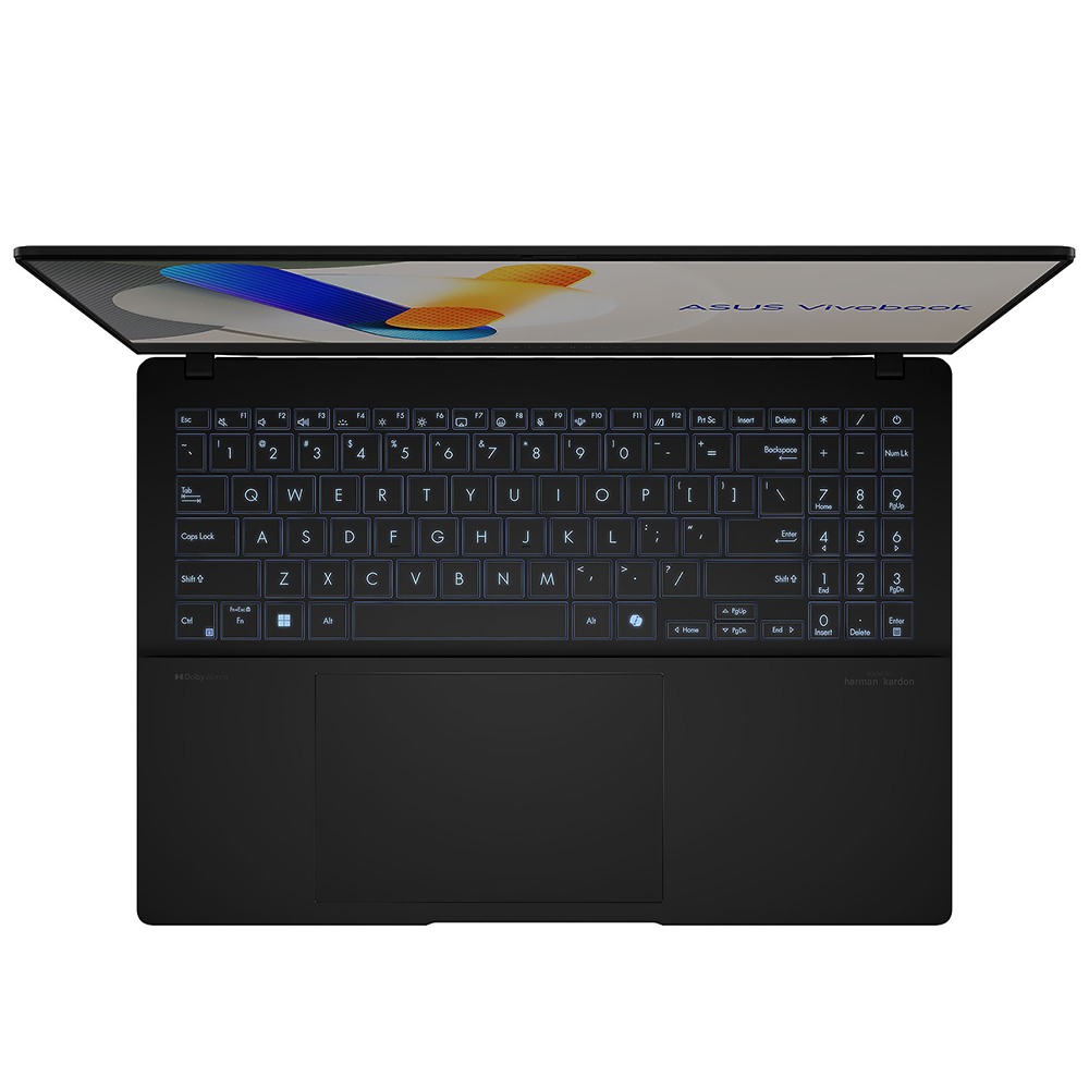 Notebook ASUS Vivobook S16 M5606KA-PS77 AMD Ryzen AI 7 350 Tela OLED 16.0" / 24GB de RAM / 1TB SSD / Win11Home - Neutral Preto (Inglês)