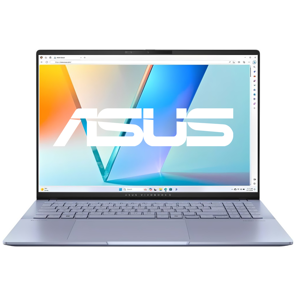 Notebook ASUS Vivobook S16 S5606CA-SB92 Intel Core Ultra 9 285H Tela OLED WQ+ 16.0" / 32GB de RAM / 1TB SSD - Mist Azul (Inglês)