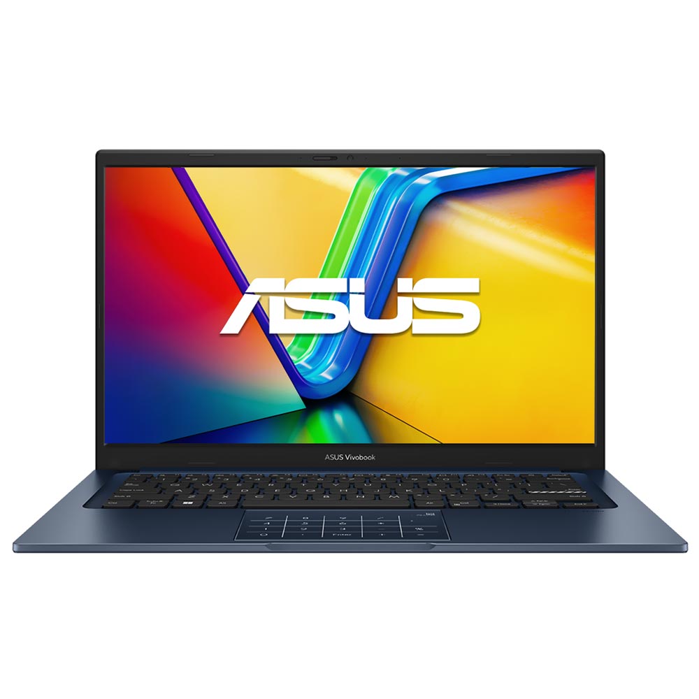 Notebook ASUS Vivobook X1404VAP-V14.C58256 Intel Core 5 120U Tela Full HD 14.0" / 8GB de RAM / 256GB SSD / Win11Home - Quiet Azul (Inglês)