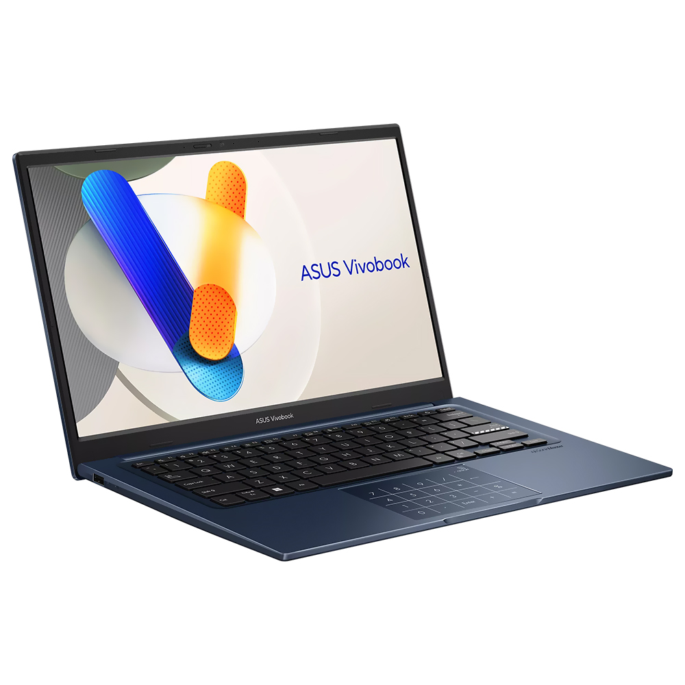 Notebook ASUS Vivobook X1404VAP-V14.C58256 Intel Core 5 120U Tela Full HD 14.0" / 8GB de RAM / 256GB SSD / Win11Home - Quiet Azul (Inglês)