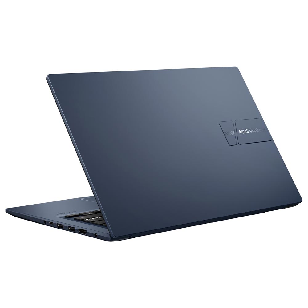 Notebook ASUS Vivobook X1404ZA-I38128 Intel Core i3 1215U Tela Full HD 14.0" / 8GB de RAM / 128GB SSD - Quiet Azul (Inglês)