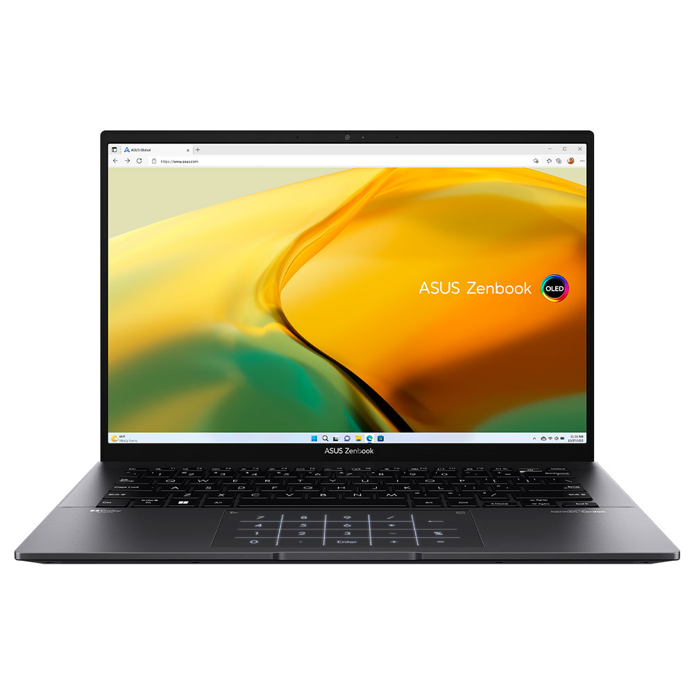 Notebook ASUS Zenbook 14 OLED UM3402YA-WS51T AMD Ryzen 5 7530U Tela OLED 2.8K 14.0" / 8GB de RAM / 256GB SSD - Cinza (Inglês)