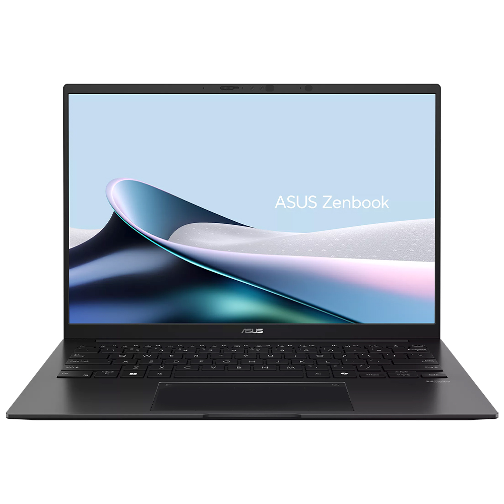 Notebook ASUS Zenbook 14 UM3406KA-WS79T AMD Ryzen AI 7 350 Tela Touch OLED WUXGA 14.0" / 32GB de RAM / 1TB SSD / Win11Home - Jade Preto (Inglês)