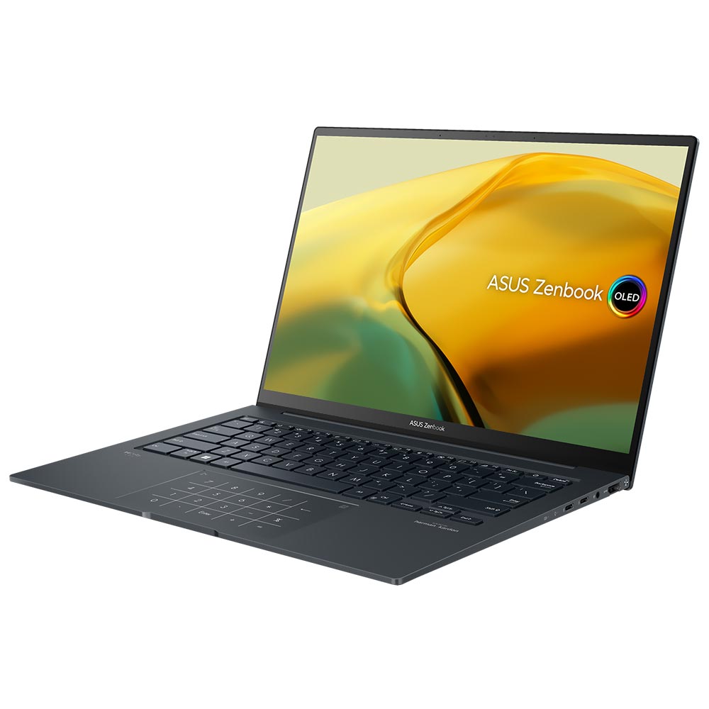 Notebook ASUS Zenbook 14X Q420VA-EVO.I7512 Intel Core i7 13700H Tela Touch WQ+ 14.5" / 16GB de RAM / 512GB - Inkwell Cinza (Inglês)