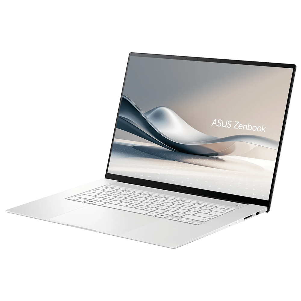 Notebook ASUS Zenbook S16 UM5606WA-S16.R3651TB AMD Ryzen AI 9 365 Tela Touch OLED WQ+ 16.0" / 24GB de RAM / 1TB SSD - Scandinavian Branco (Inglês)