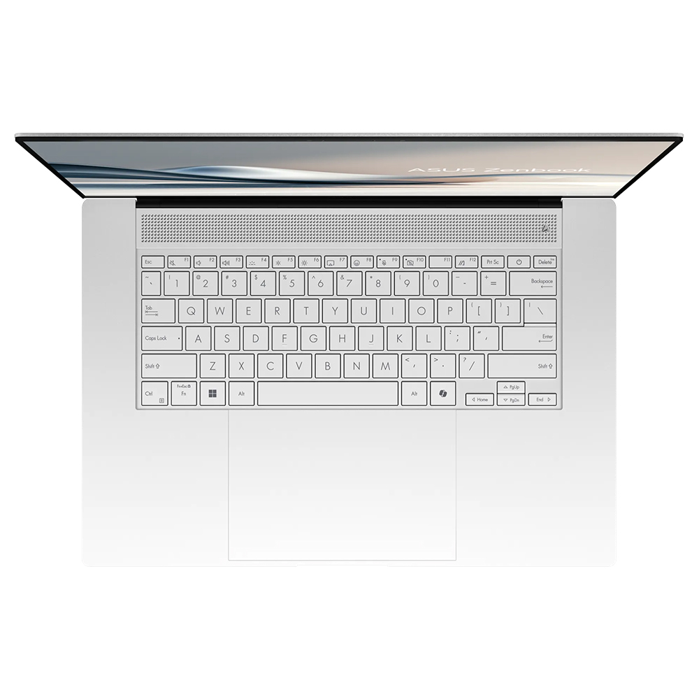 Notebook ASUS Zenbook S16 UM5606WA-S16.R3651TB AMD Ryzen AI 9 365 Tela Touch OLED WQ+ 16.0" / 24GB de RAM / 1TB SSD - Scandinavian Branco (Inglês)