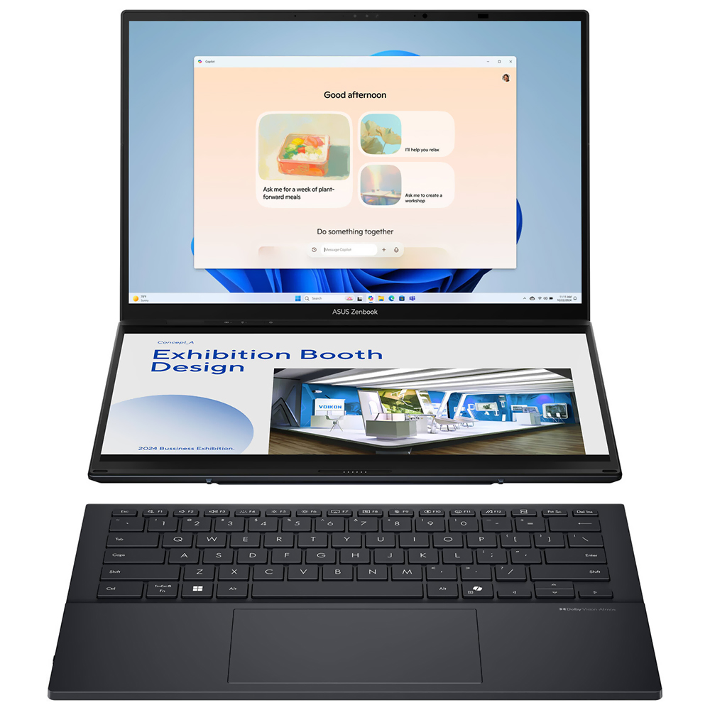 Notebook ASUS Zenbook UX8406CA-IS99T Intel Core Ultra 9 285H Tela OLED WUXGA 14.0" / 32GB de RAM / 2TB SSD / Win11Home - Inkwell Cinza (Inglês)