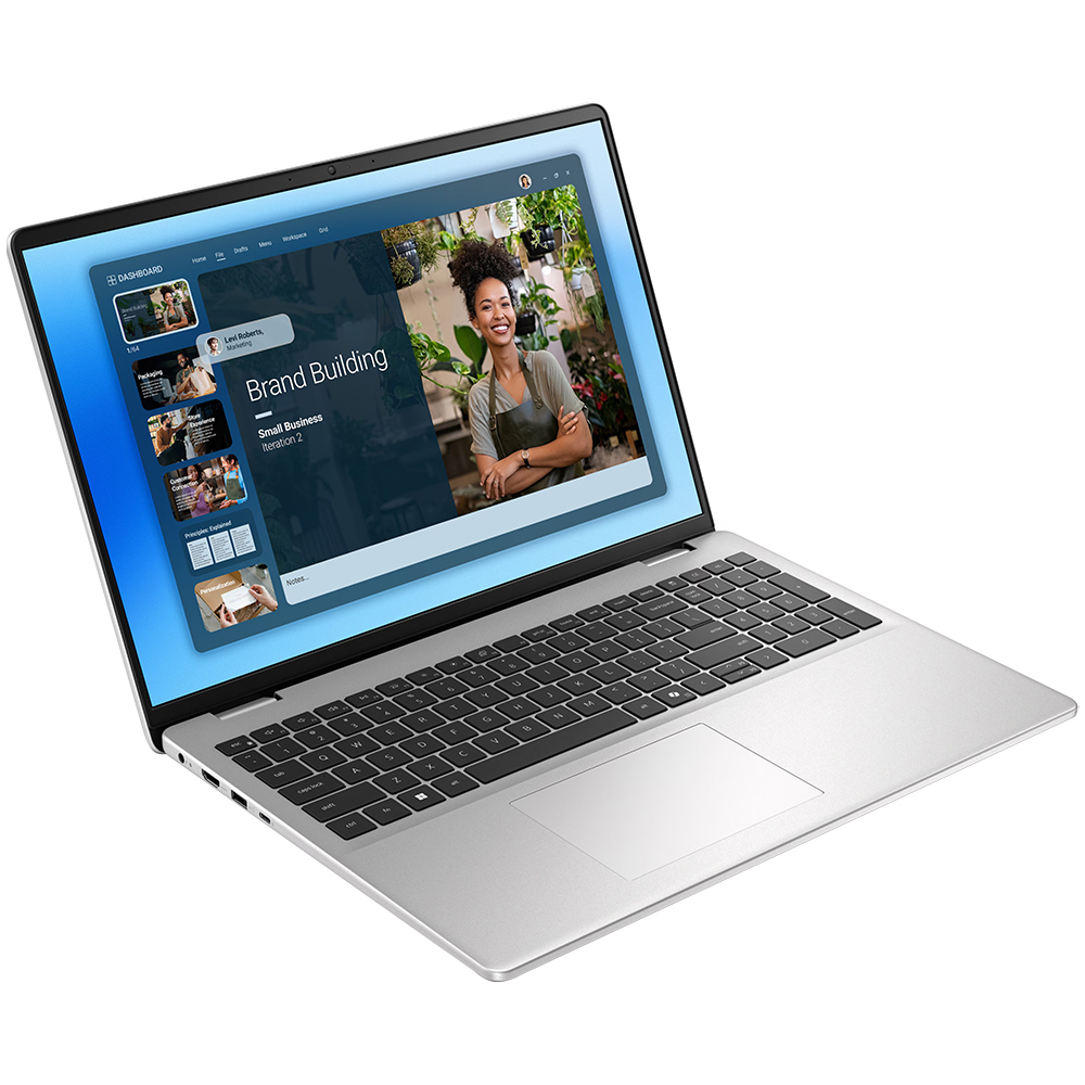 Notebook Dell 16 LDC16251-7186SLV-PUS Intel Core 7 150U Tela Full HD+ 16" / 16GB de RAM / 1TB SSD / Win11Home - Platinum Prata (2VJ7X) (Inglês)