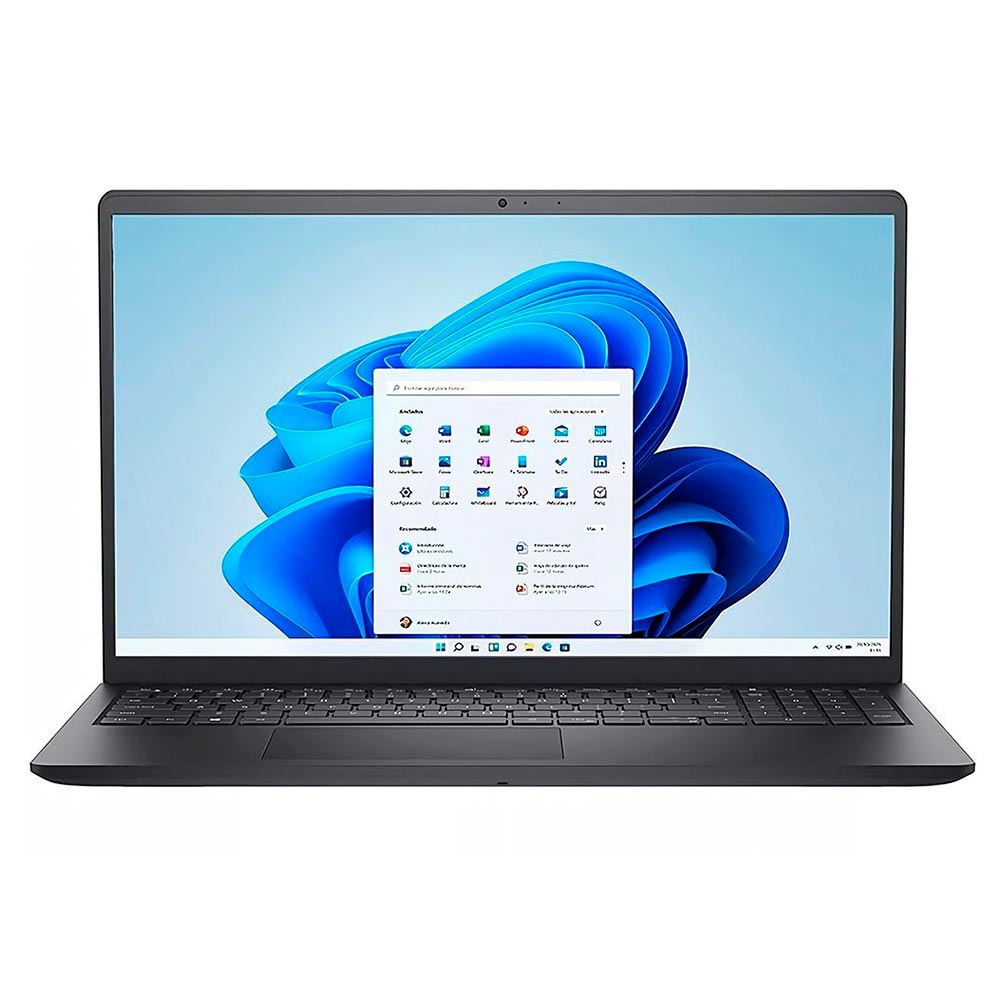 Notebook Dell 3000-3520 Intel Core i3 1215U Tela Full HD 15.6" / 8GB de RAM / 512GB SSD - Carbon Preto (Inglês)