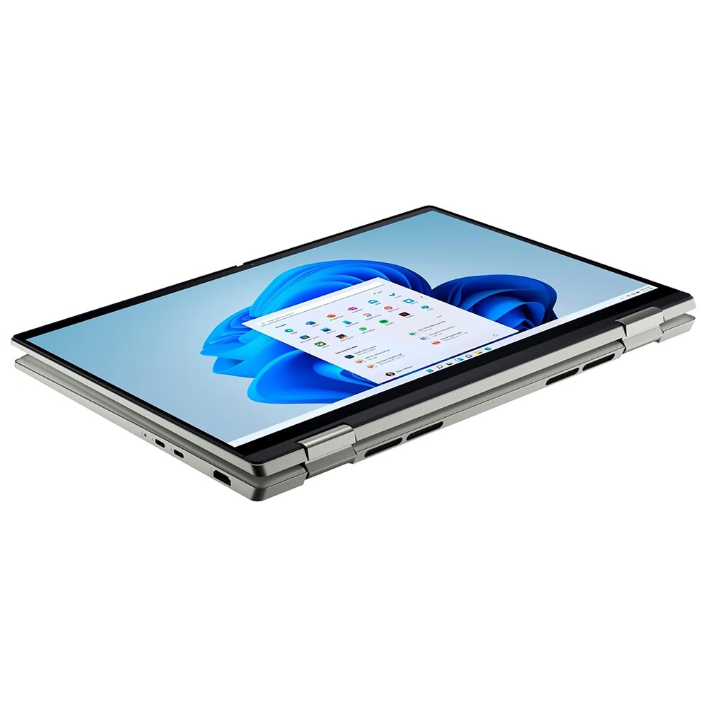 Notebook Dell I7425-A266PBL-PUS Ryzen 7 5825U Tela Touch Full HD+ 14.0" / 16GB de RAM / 512GB SSD - Pebble Verde (Inglês)