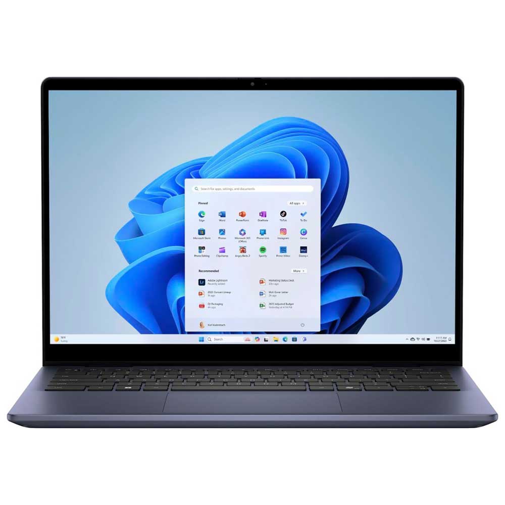 Notebook Dell Inspiron 14 I7445-5333BLU-PUS AMD Ryzen 5 8640HS Tela Touch Full HD+ 14" / 8GB de RAM / 512GB SSD - Midnight Azul (Inglês)