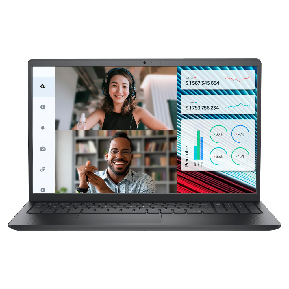 Notebook Dell Inspiron 15 I3520-7896BLK-PLUS Intel Core i7 1255U Tela Touch Full HD 15.6" / 16GB de RAM / 1TB SSD / Win11Home - Carbon Preto (Inglês)