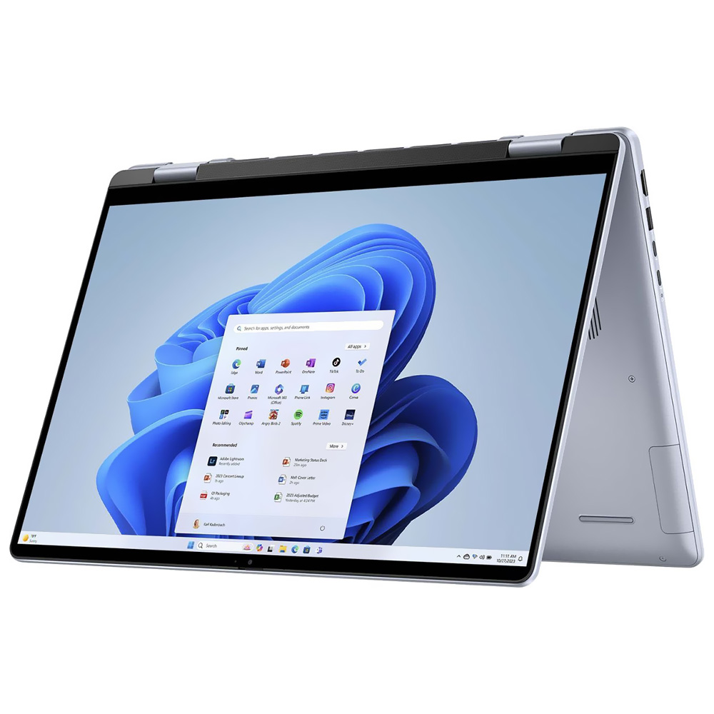 Notebook Dell Inspiron 16 I7640-7366BLU-PLUS Intel Core Ultra 7 155H Tela Touch Full HD+ 16.0" / 16GB de RAM / 1TB SSD - Ice Azul (Inglês)