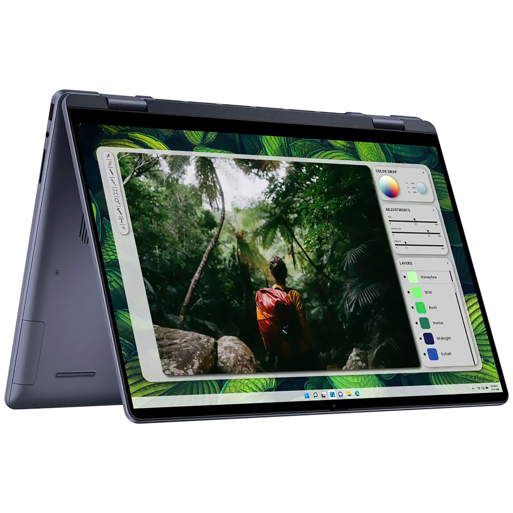 Notebook Dell Inspiron 16 I7640-7380BLU-PLUS Intel Core Ultra 7 155H Tela Touch 2.5K 16" / 32GB de RAM / 1TB SSD - Midnight Azul (Inglês)
