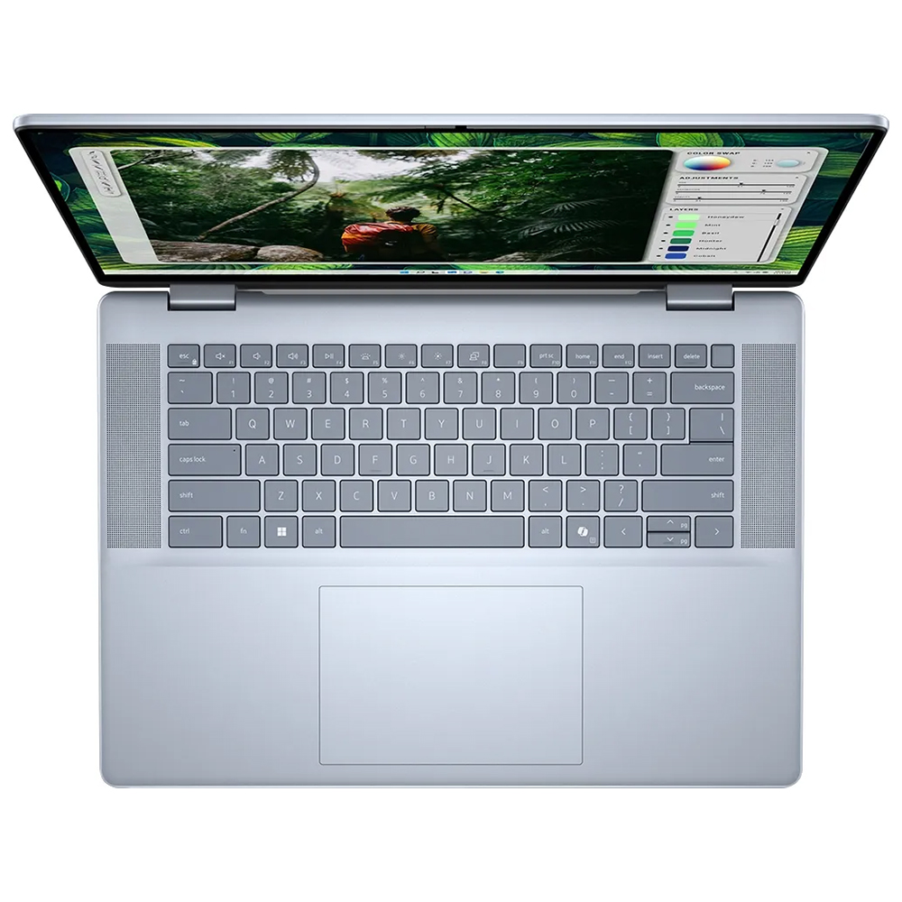 Notebook Dell Inspiron 16 Plus 7640 Intel Core Ultra 9 185H Tela QHD 2.5K 16.0" / 16GB de RAM / 512GB SSD - Ice Azul (Inglês)