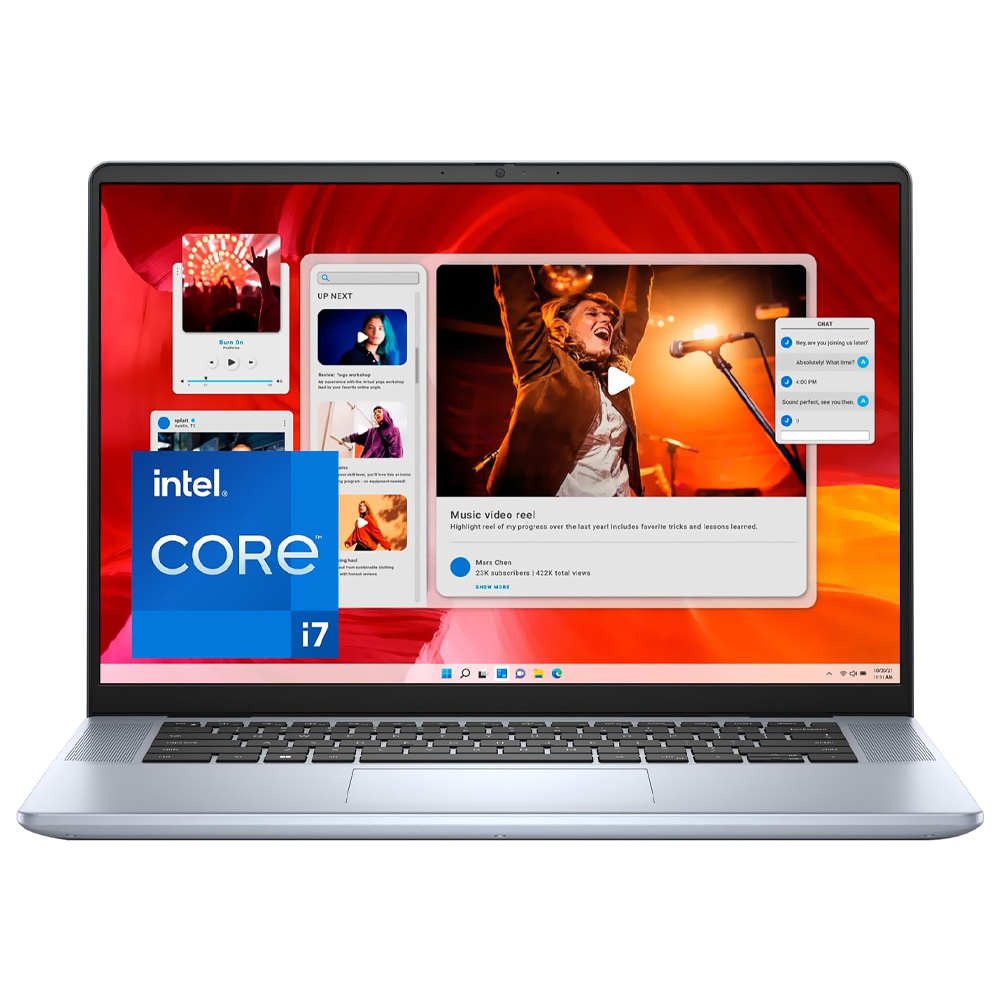 Notebook Dell Inspiron 16 Plus 7640 Intel Core Ultra 9 185H Tela Touch Full HD 16.0" / 16GB de RAM / 512GB SSD - Ice Azul (Inglês)