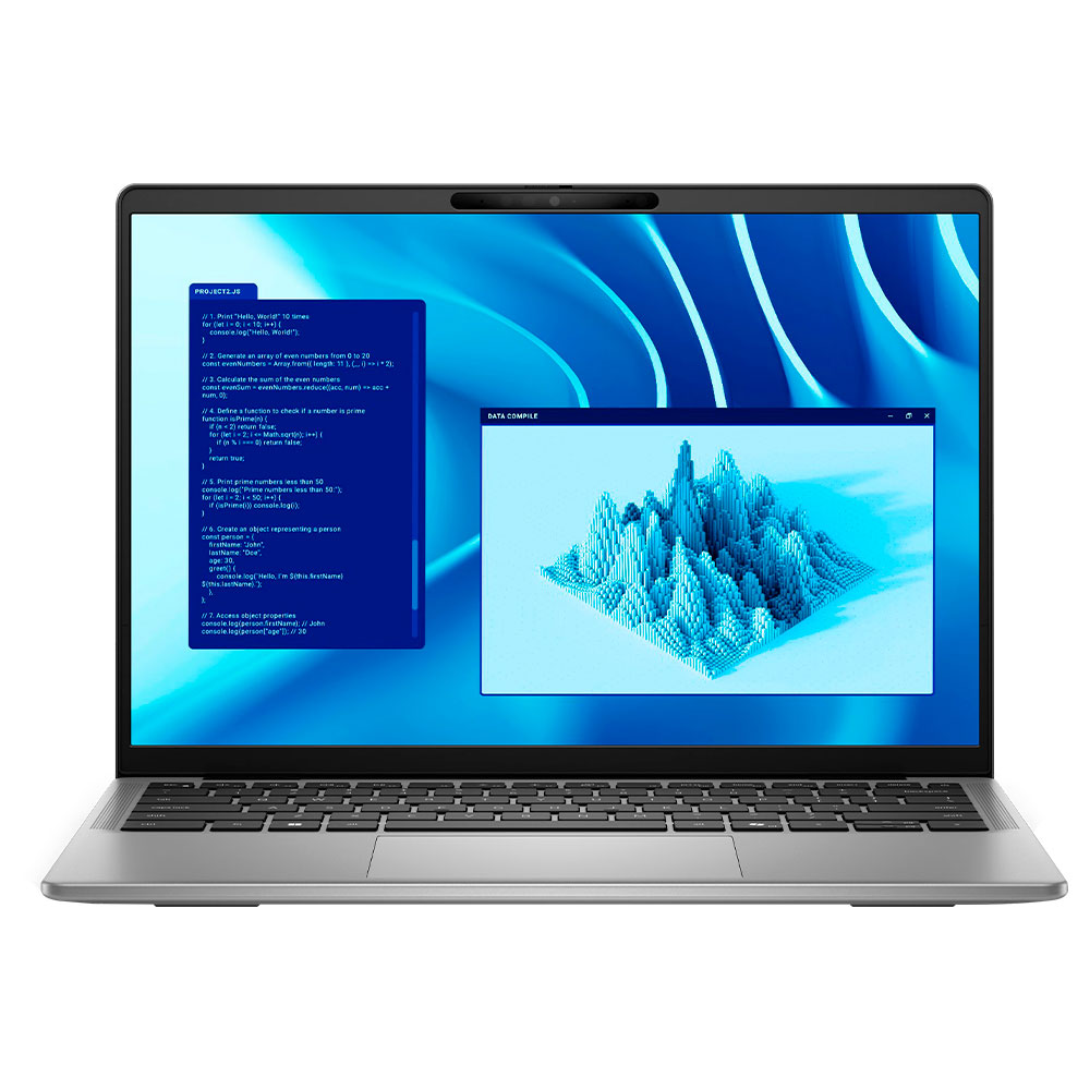 Notebook Dell Latitude 7455 IA Snapdragon X Elite Tela QHD+ 14.0" / 32GB de RAM / 512GB SSD - Cinza (Inglês)