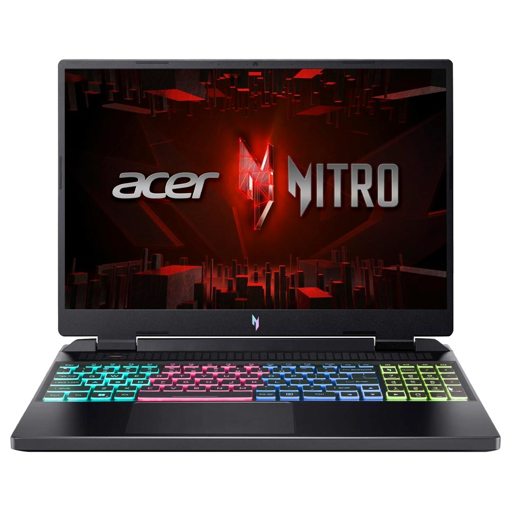 Notebook Gamer Acer Nitro 16 AN16-41-R9ZH AMD Ryzen 7 7840HS Tela WQXGA 16" / 16GB de RAM / 1TB SSD / GeForce RTX4070 8GB - Obsidian Preto (Inglês)