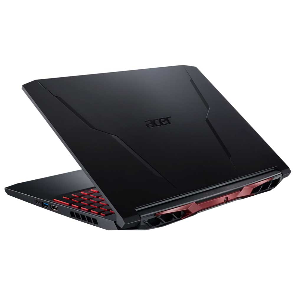 Notebook Gamer Acer Nitro 5 AN515-45-R6XD AMD Ryzen 5 5600H Tela Full HD 15.6" / 8GB de RAM / 512GB SSD / GeForce RTX3060 6GB - Shale Preto (Inglês)