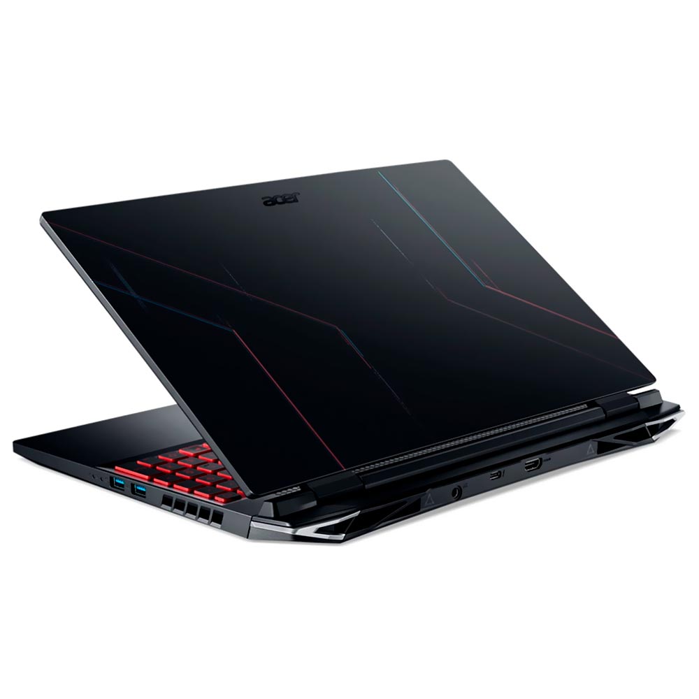 Notebook Gamer Acer Nitro 5 AN515-58-54CU Intel Core i5 12450H Tela Full HD 15.6" / 16GB de RAM / 512GB SSD / GeForce RTX3050 4GB - Obsidian Preto (Inglês)