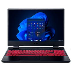 Notebook Gamer Acer Nitro 5 AN515-58-56CH Intel Core i5 12500H Tela Full HD 15.6" / 16GB de RAM / 512GB SSD / GeForce RTX4050 6GB - Obsidian Preto (Inglês)