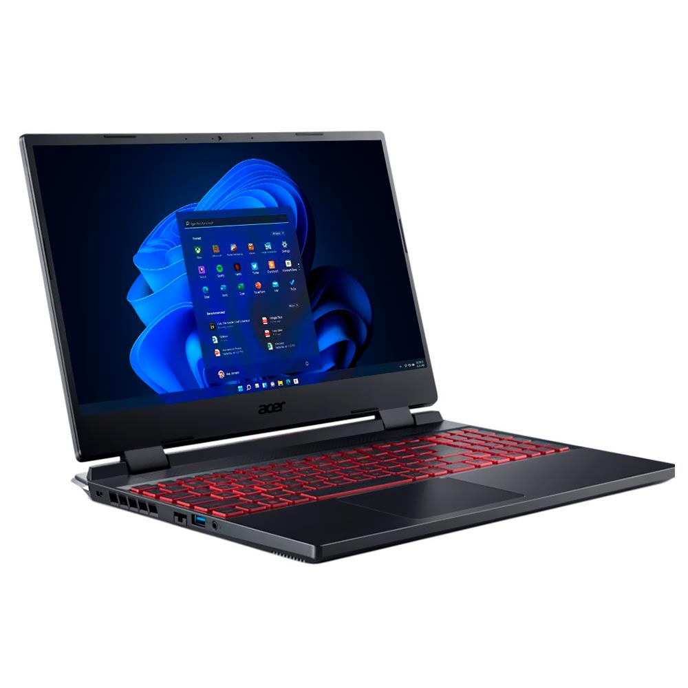 Notebook Gamer Acer Nitro 5 AN515-58-56CH Intel Core i5 12500H Tela Full HD 15.6" / 16GB de RAM / 512GB SSD / GeForce RTX4050 6GB - Obsidian Preto (Inglês)