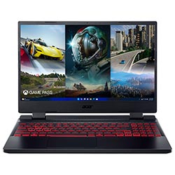 Notebook Gamer Acer Nitro 5 AN515-58-57QW Intel Core i5 12450H Tela Full HD 15.6" / 16GB de RAM / 512GB SSD / GeForce RTX3050TI 4GB - Obsidian Preto (Inglês)