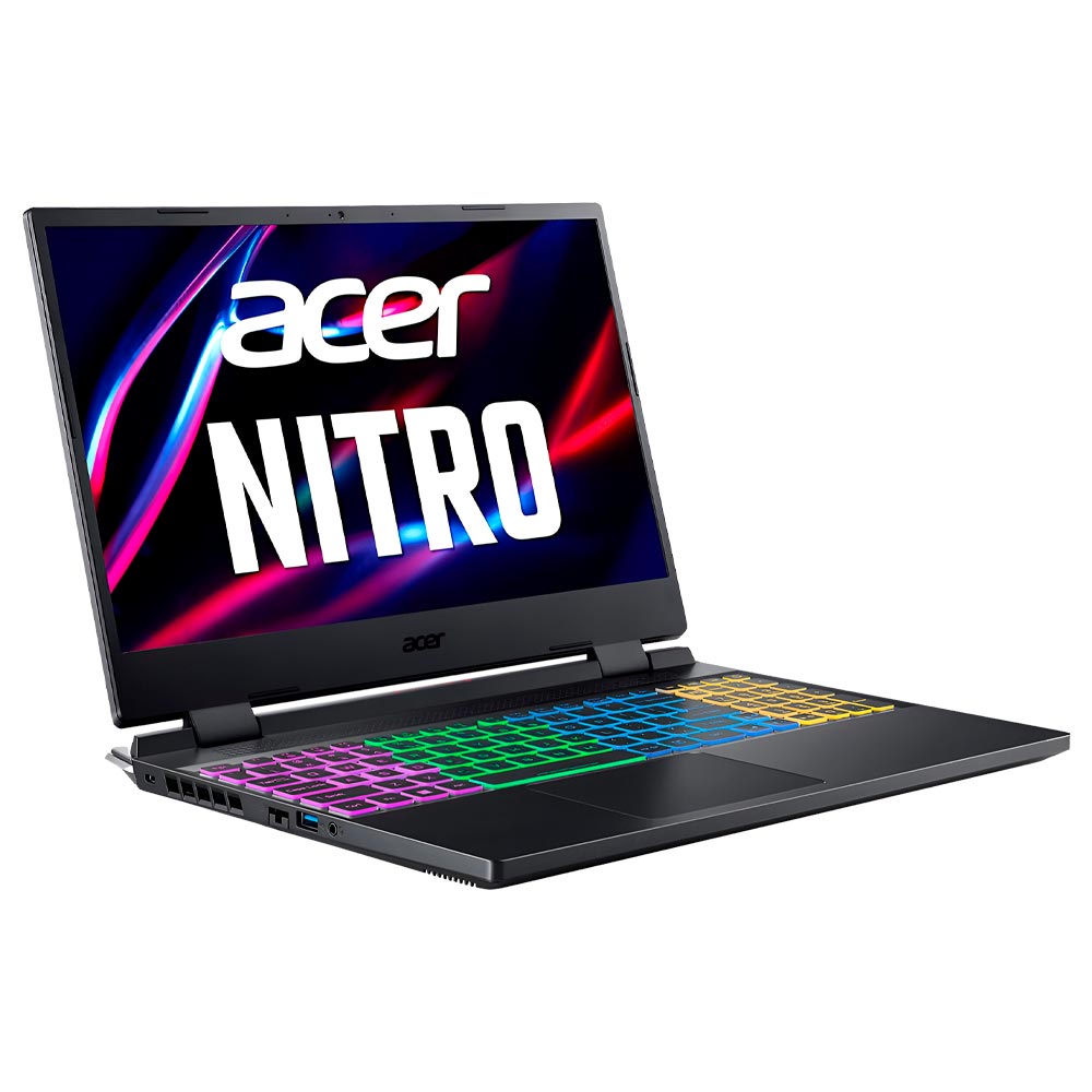 Notebook Gamer Acer Nitro 5 AN515-58-73RS Intel Core i7 12650H Tela Full HD 15.6" / 16GB de RAM / 512GB SSD / GeForce RTX4050 6GB - Obsidian Preto (Inglês)