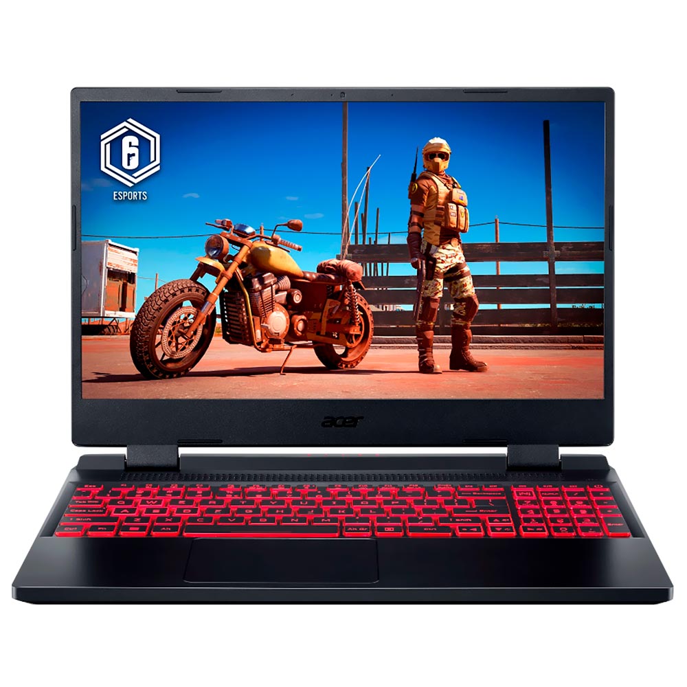 Notebook Gamer Acer Nitro 5 AN515-58-75NM Intel Core i7 12650H Tela Full HD 15.6" / 16GB de RAM / 1TB SSD / GeForce RTX4050 6GB - Obsidian Preto (Inglês)