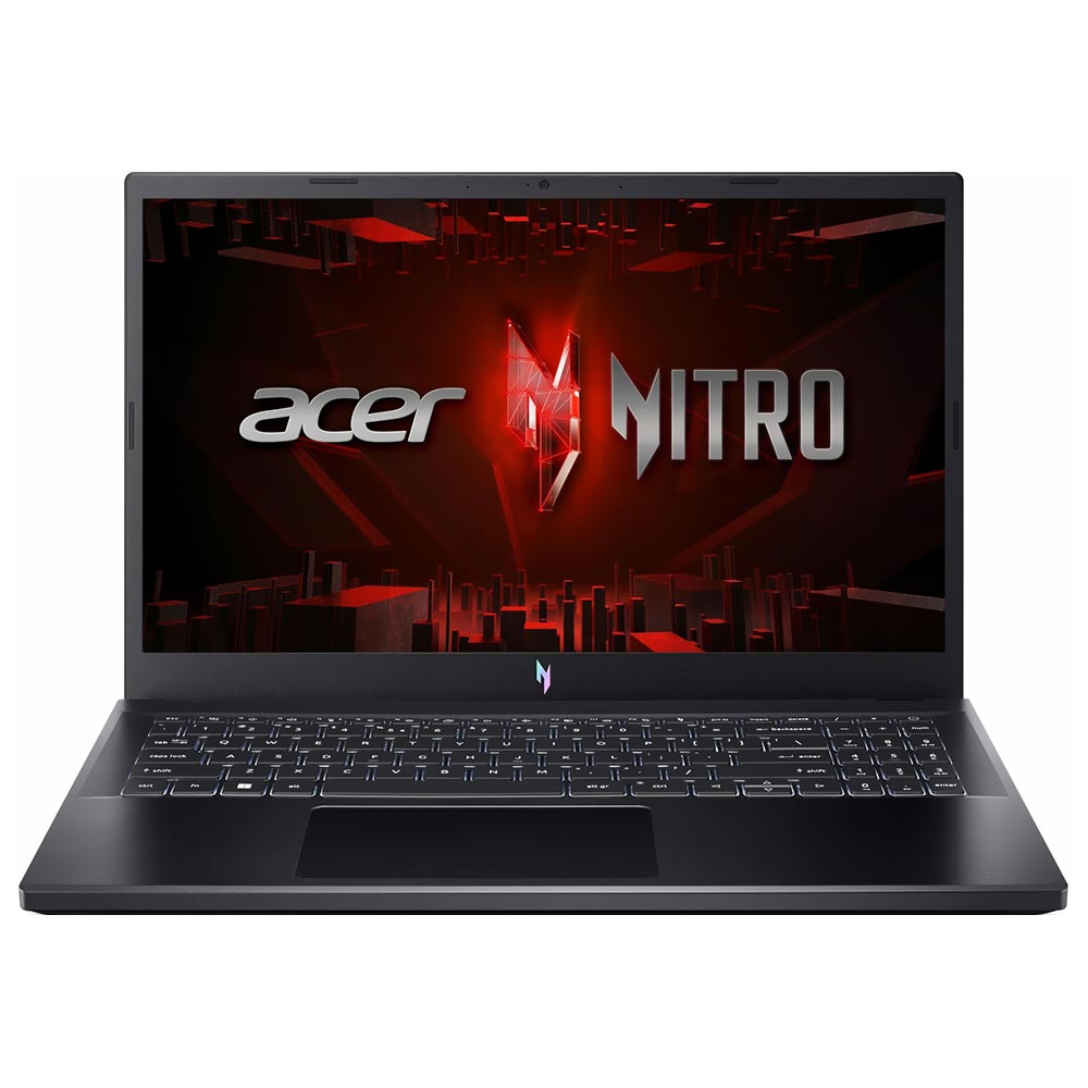 Notebook Gamer Acer Nitro V 15 ANV15-51-53VM Intel Core i5 13420H Tela Full HD 15.6" / 8GB de RAM / 512GB SSD / GeForce RTX2050 4GB - Obsidian Preto (Inglês)