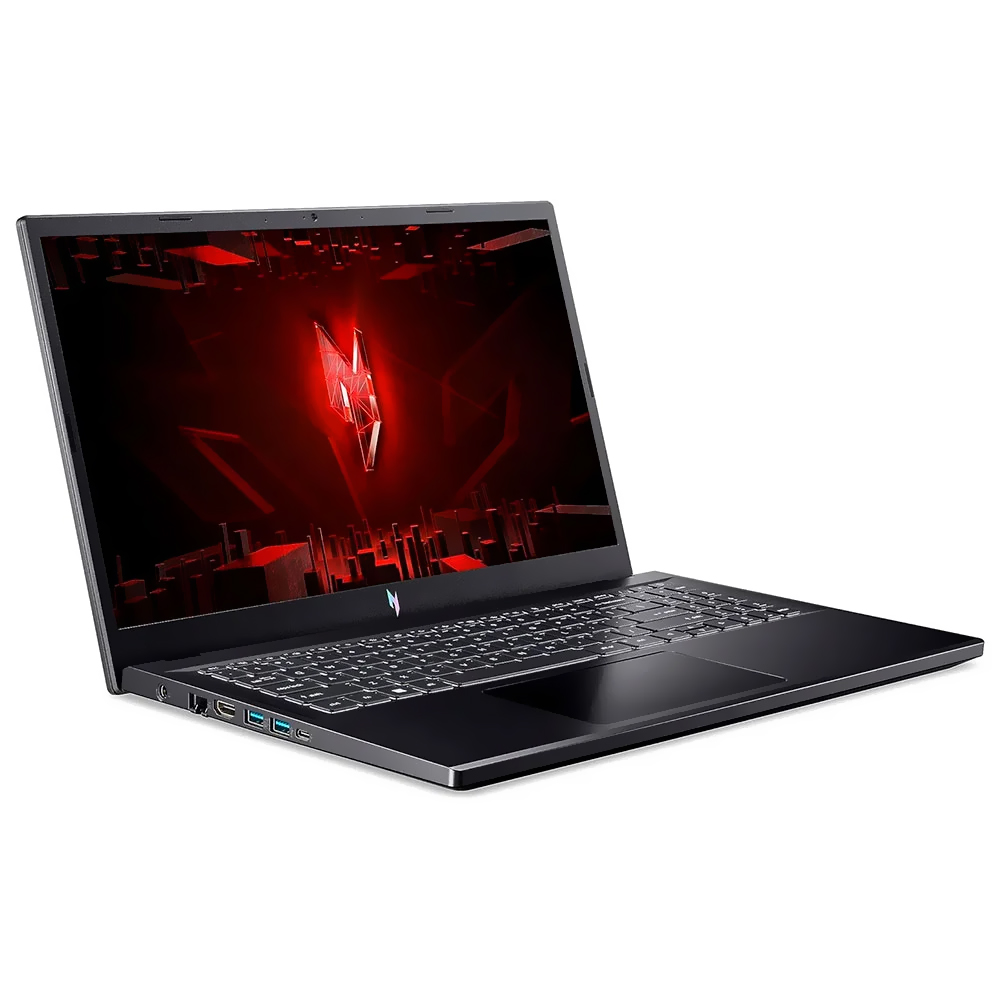 Notebook Gamer Acer Nitro V 15 ANV15-51-717H Intel Core i7 13620H Tela FHD 15.6" / 16GB de RAM / 512GB SSD / GeForce RTX 4050 6GB - Obsidian Preto (Inglês)