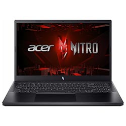 Notebook Gamer Acer Nitro V 15 ANV15-51-73B9 Intel Core i7 13620H Tela Full HD 15.6" / 16GB de RAM / 512GB SSD / GeForce RTX4050 6GB - Obsidian Preto (Inglês)